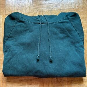 Dark green old navy hoodie in size M